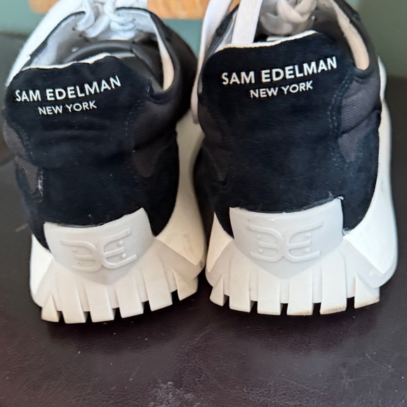 Sam Edelman Black and White Women's Sneakers - Picture 3 of 4